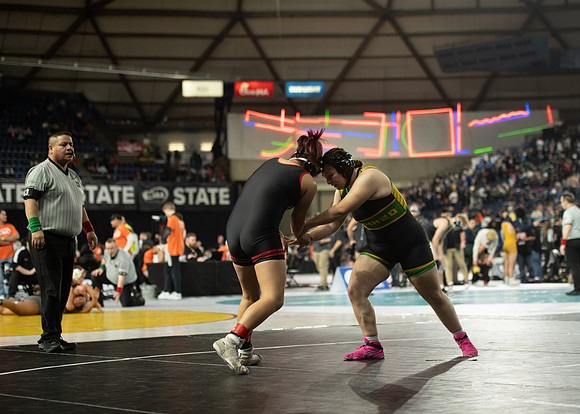 Octavea John (Toppenish) defeated Reagan Humphries (Tumwater (Girls-105