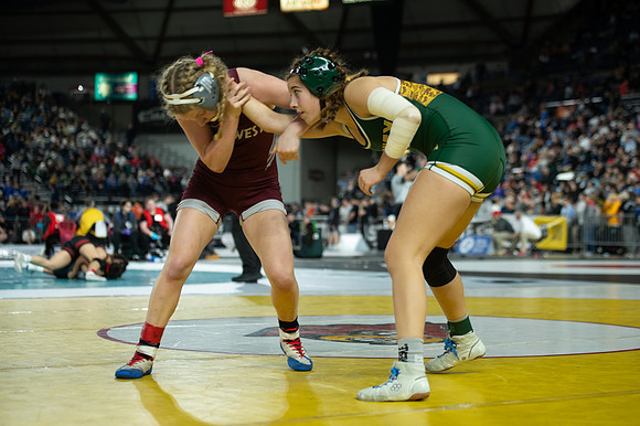 Emily Mallonee (W. F. West) defeated Jourdan Ferguson (Quincy)-141