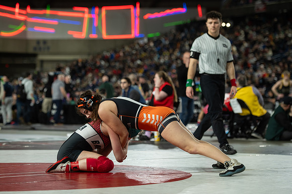 Braylee Blankenship (Centralia) defeated MaKenzie Weza (Clarkston)-136