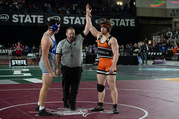Ronin Blair (Centralia) defeated Samuel Sears (Pullman)-288