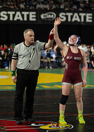 Kaylee Lehman (W. F. West ) defeated Viridianna Hernandez (Woodland -096