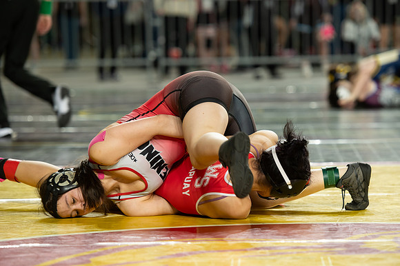 -Maleah Chacon (Tenino) defeated Feather Martinez (White Swan)149