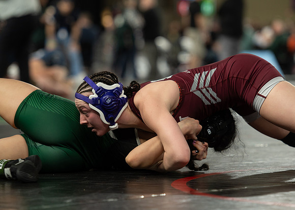Kaylee Lehman (W. F. West ) defeated Viridianna Hernandez (Woodland -093