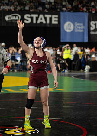 Kaylee Lehman (W. F. West ) defeated Viridianna Hernandez (Woodland -097