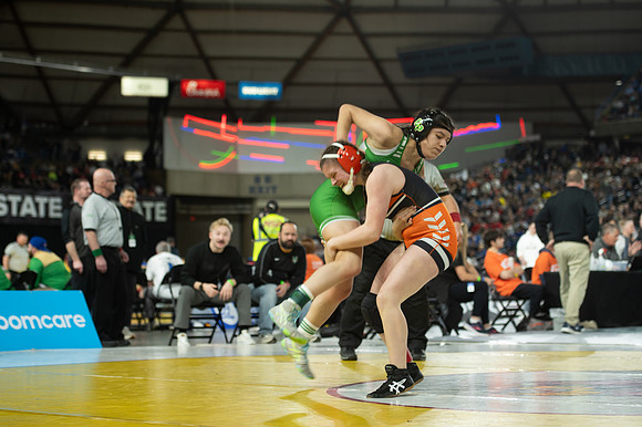 Jayden Krogness (Centralia (Girls)) defeated Katie Trejo (Clover Park)0-36